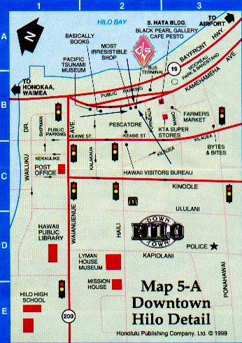 Downtown Hilo Map